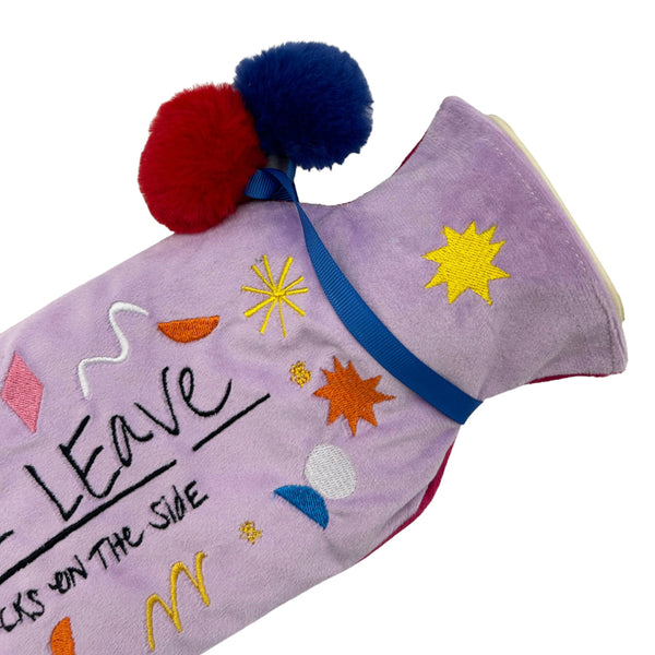 House Of Disaster Small Talk 'Please Leave Snacks' Hot Water Bottle