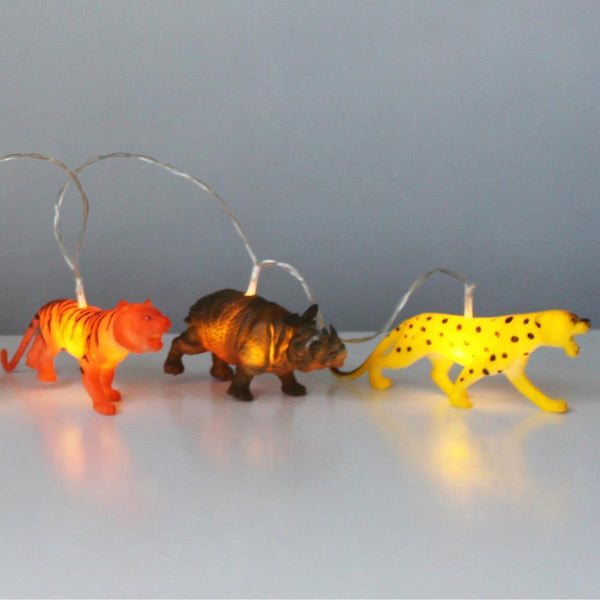 House Of Disaster String Lights With Safari Animals