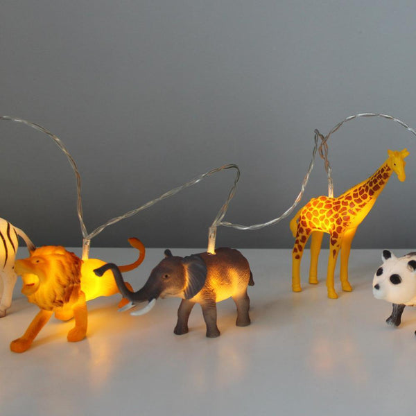 House Of Disaster String Lights With Safari Animals