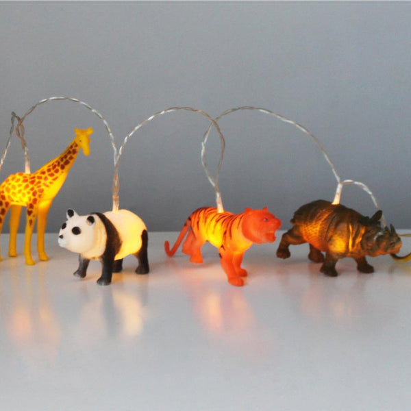 House Of Disaster String Lights With Safari Animals