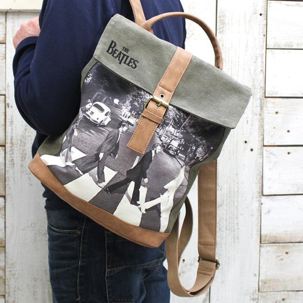 house of disaster The Beatles Abbey Road Green Backpack