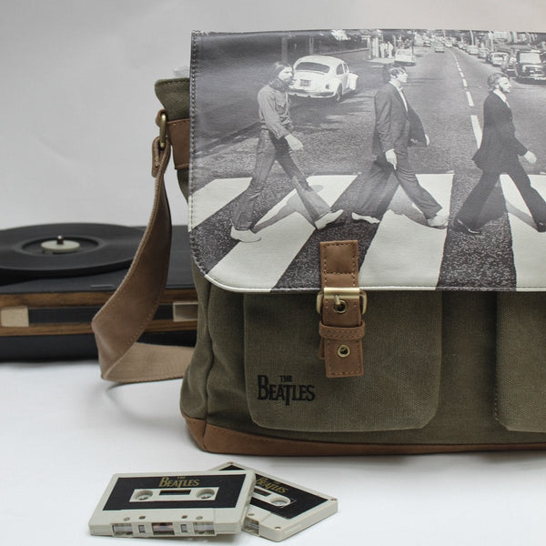 house of disaster The Beatles Abbey Road Green Satchel
