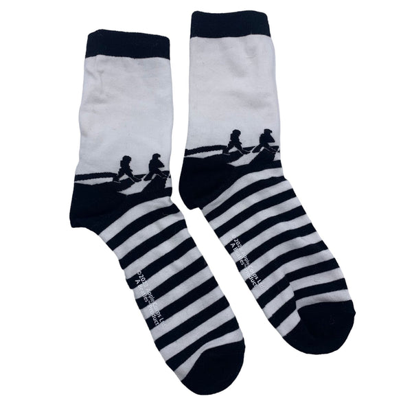 House Of Disaster The Beatles Abbey Road Stripy Socks