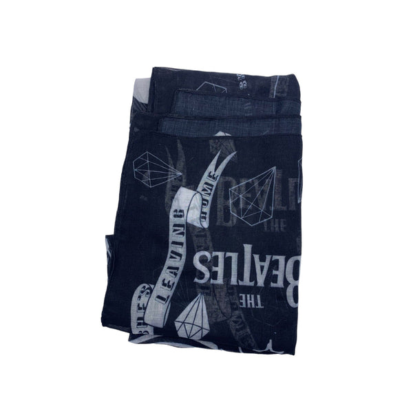 House Of Disaster The Beatles Sgt. Pepper Black & White Scarf