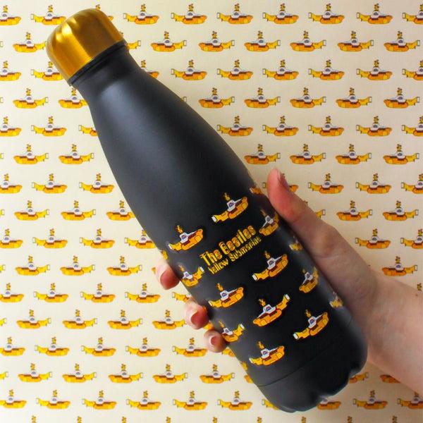 house of disaster The Beatles Yellow Submarine Flask - Black