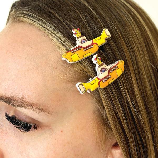 house of disaster The Beatles Yellow Submarine Hairclips
