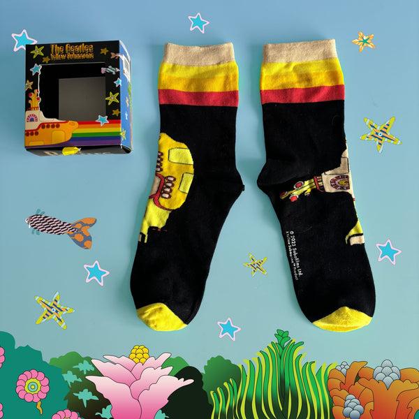 House Of Disaster The Beatles Yellow Submarine Socks