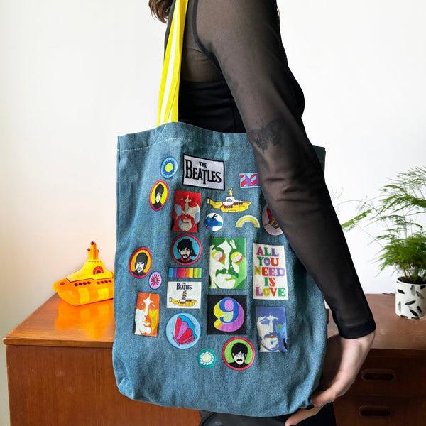 house of disaster The Beatles Yellow Submarine Tote Bag