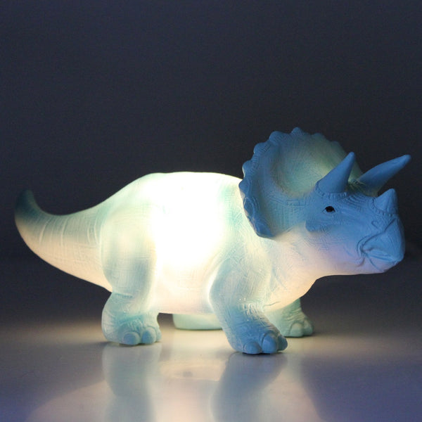 House Of Disaster Turquoise Triceratops Mini Led Lamp
