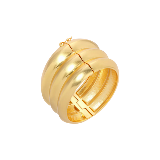 House Of Harlow Gold Kerchief Cuff