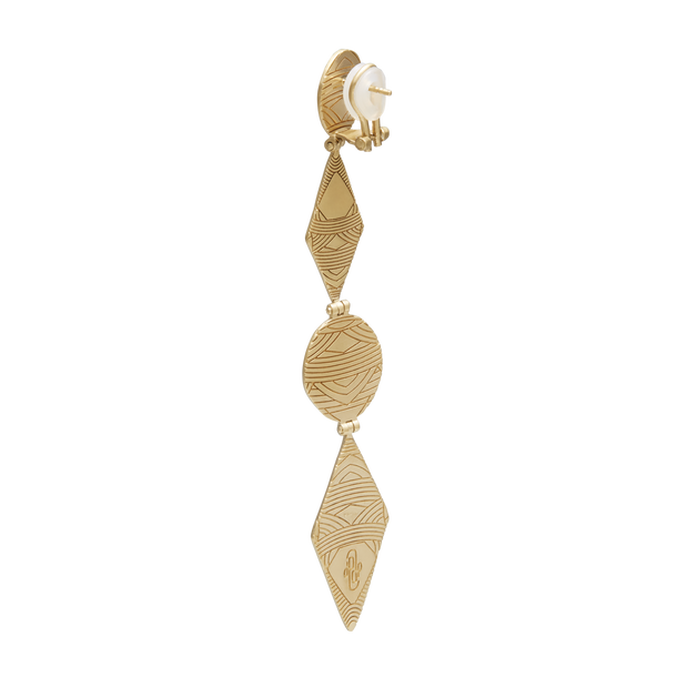 House Of Harlow Harlow Arch Drop Earrings Gold