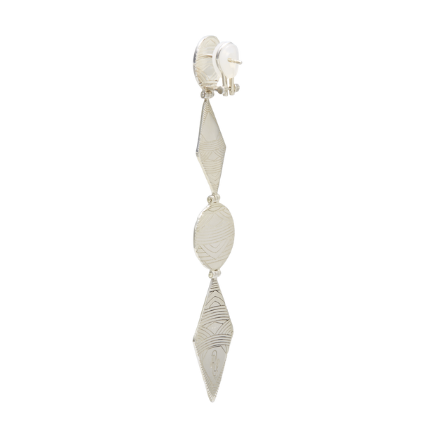 House Of Harlow Harlow Arch Drop Earrings Silver