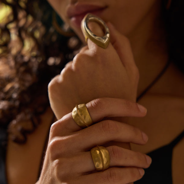 house Of Harlow Harlow Arch Ring Gold