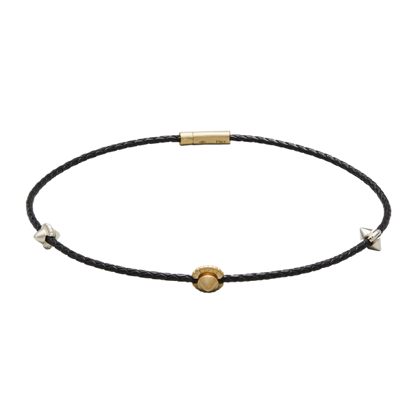 House Of Harlow Harlow Stud Leather Necklace