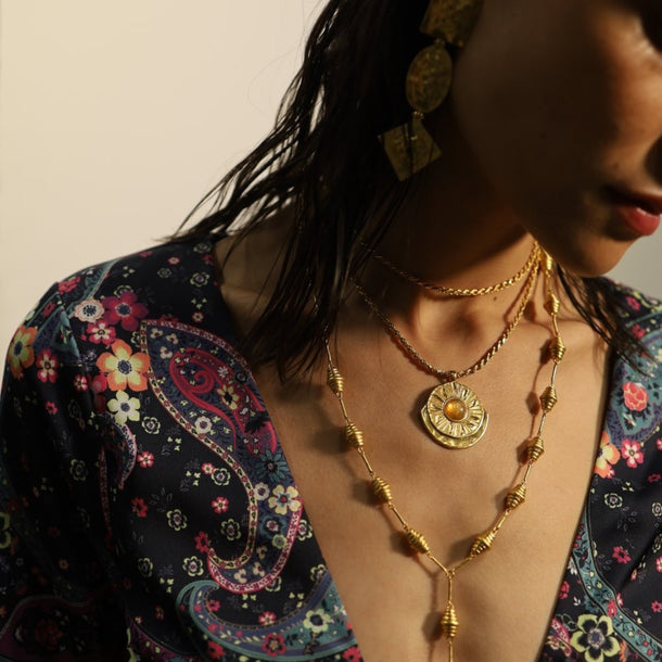 House Of Harlow Honeycomb Lariat