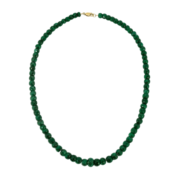 House Of Harlow Large Raw Emerald Necklace
