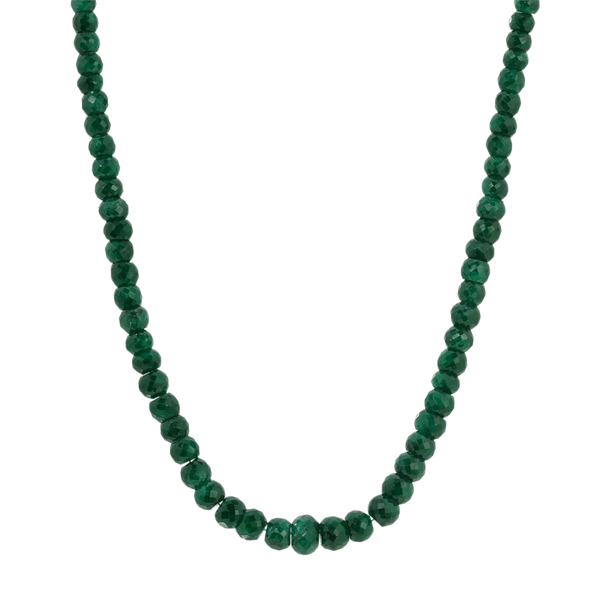 house of harlow Large Raw Emerald Necklace