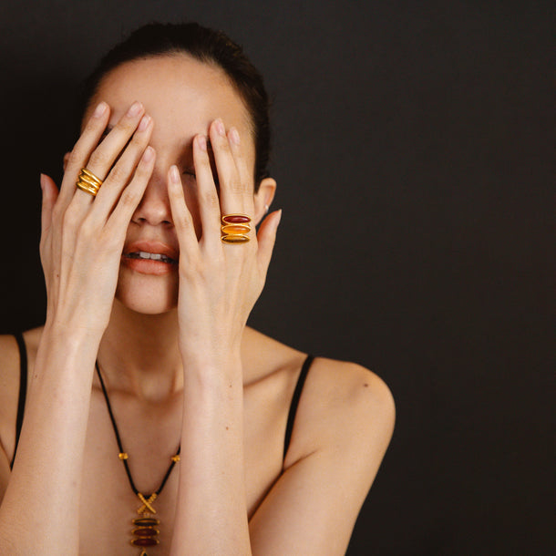 House Of Harlow Tabby Ring 7