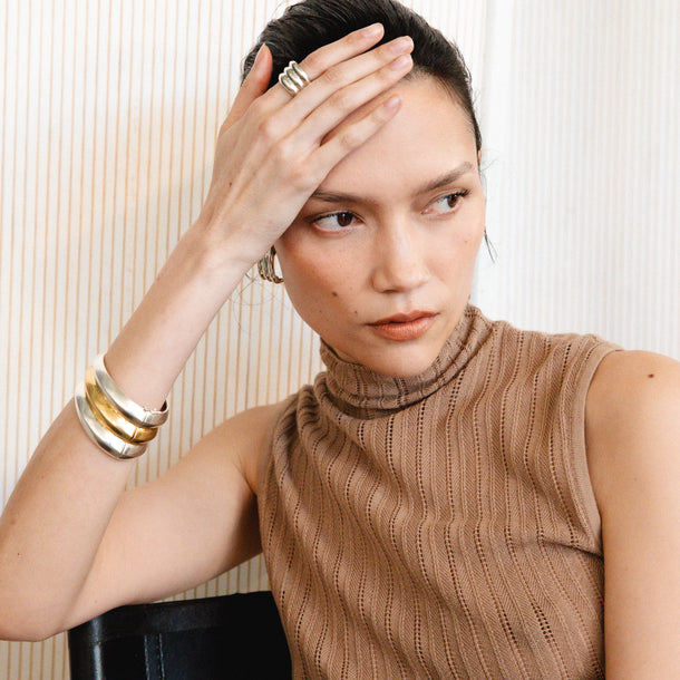 House Of Harlow Two Tone Kerchief Cuff