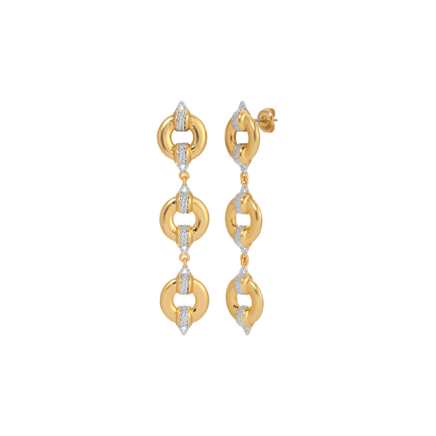 house of harlow Uma Three Drop Earrings