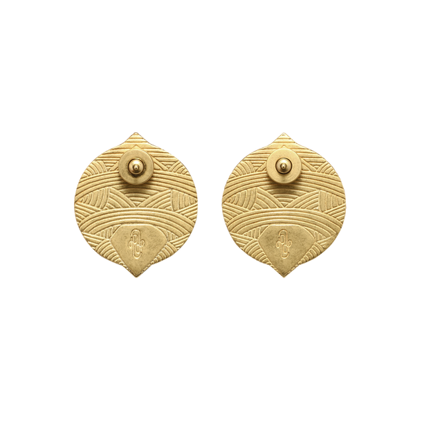 House Of Harlow The Coin Single Garnet Earrings X McMullen