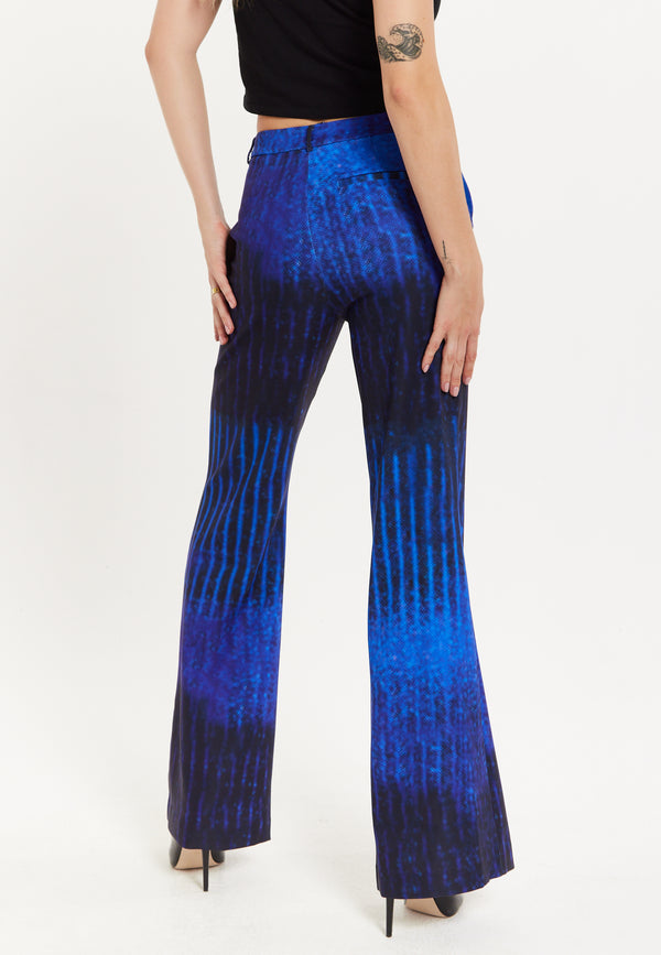 House Of Holland Abstract Print Tailored Trousers