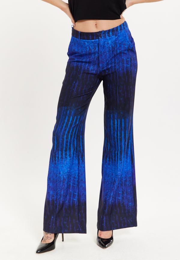 house of holland Abstract Print Tailored Trousers house of holland Abstract Print Tailored Trousers