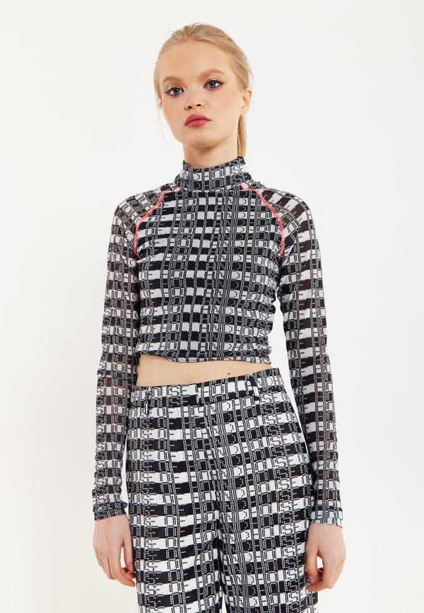 House Of Holland House Of Holland Black And White Top