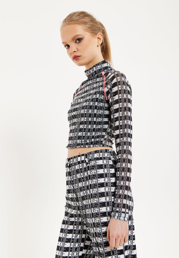 House Of Holland House Of Holland Black And White Top