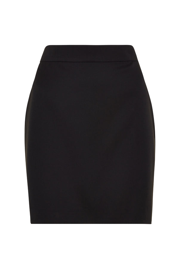 house of holland House of Holland Black Suit Mini Skirt