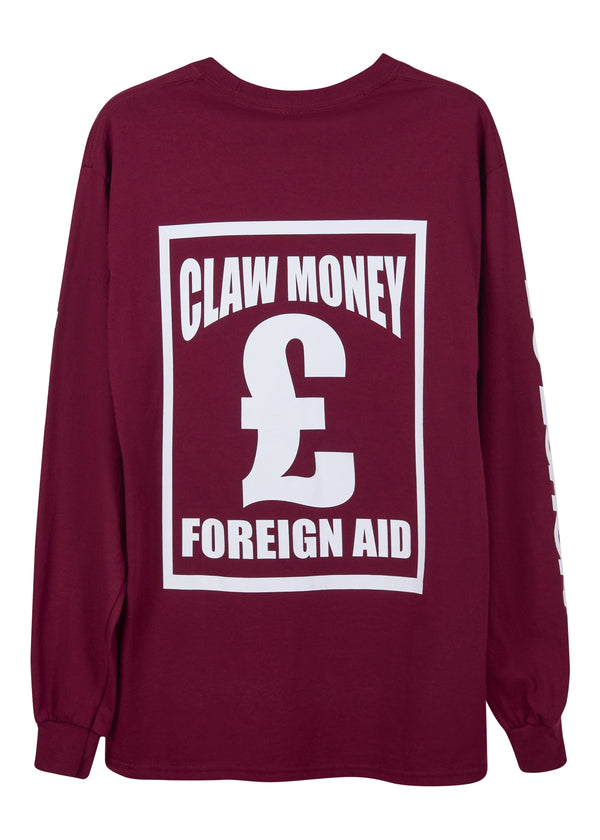 House Of Holland House Of Holland Clawmoney 'Branded Money Man' Long Sleeve Tee