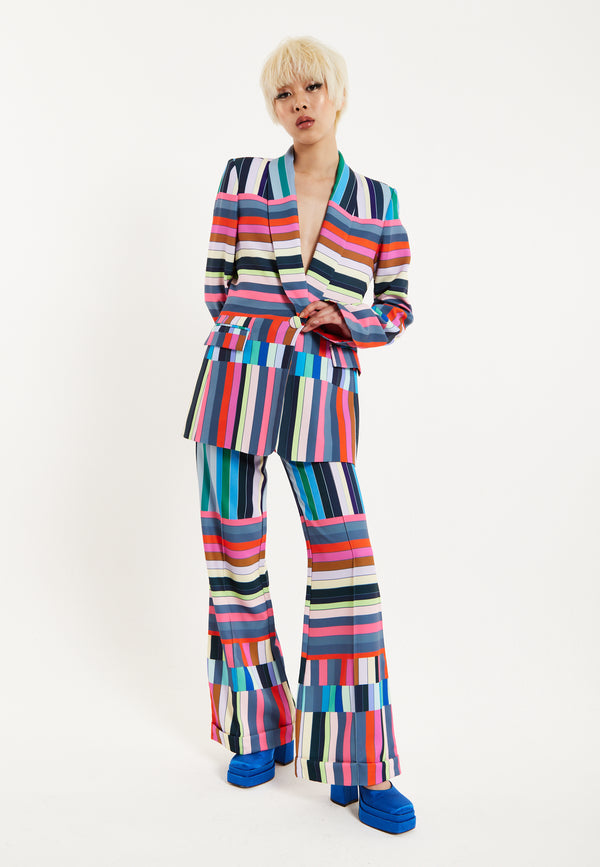 House Of Holland House Of Holland Colour Bar Blazer