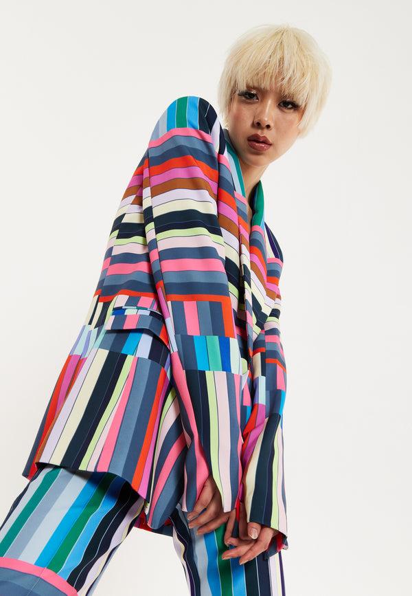 House Of Holland House Of Holland Colour Bar Blazer