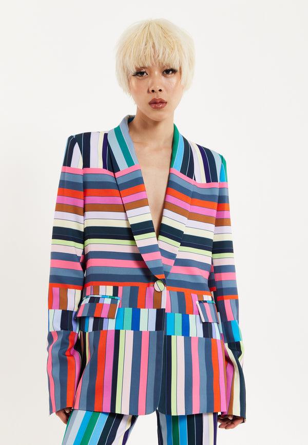 house of holland House Of Holland Colour Bar Blazer