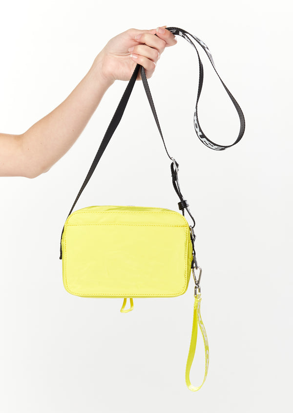 House Of Holland House Of Holland Cross Body Bag With Rope Detail In Yellow