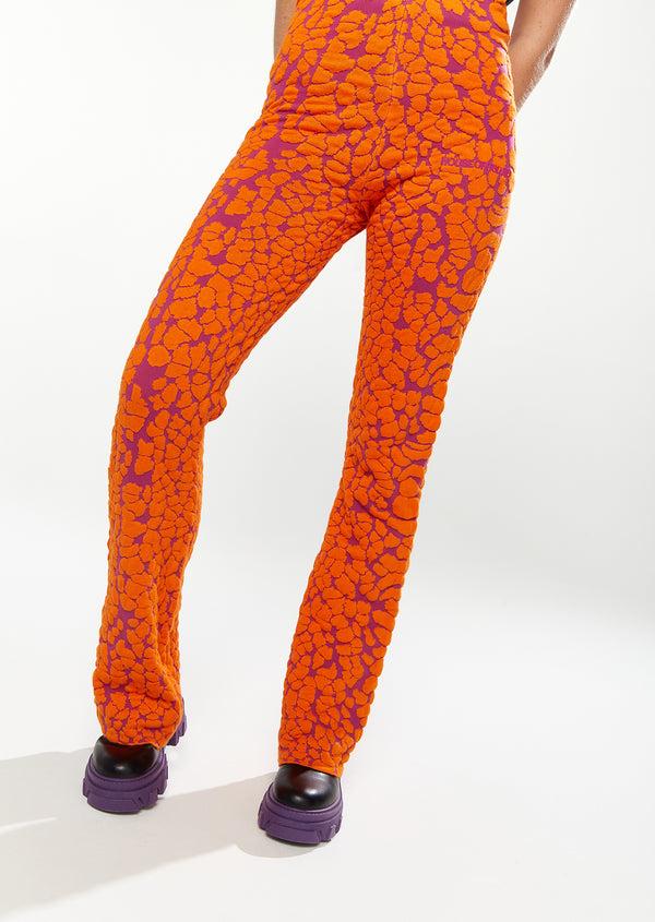 House Of Holland House Of Holland Duo Trouser In Orange