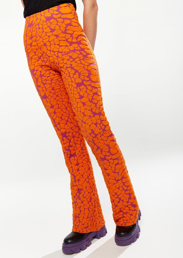 House Of Holland House Of Holland Duo Trouser In Orange