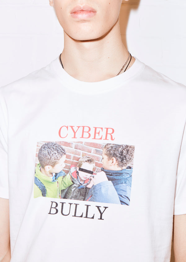 House Of Holland House Of Holland Eddieeddiebybillytommy 'Cyber Bully' White Tee