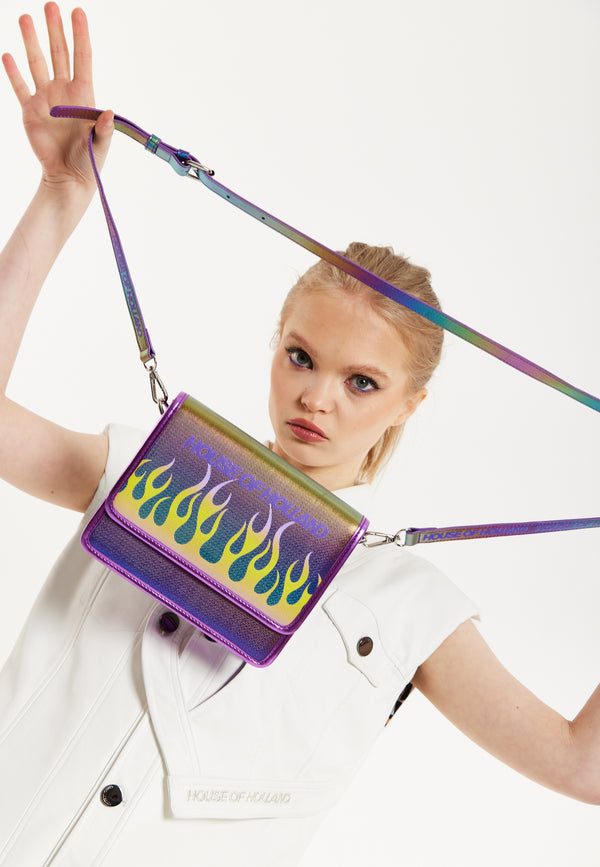 house of holland House Of Holland Flame Crossbody Bag
