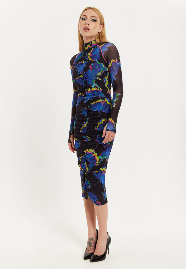 house of holland Flower Of Mars Midi Dress house of holland Flower Of Mars Midi Dress