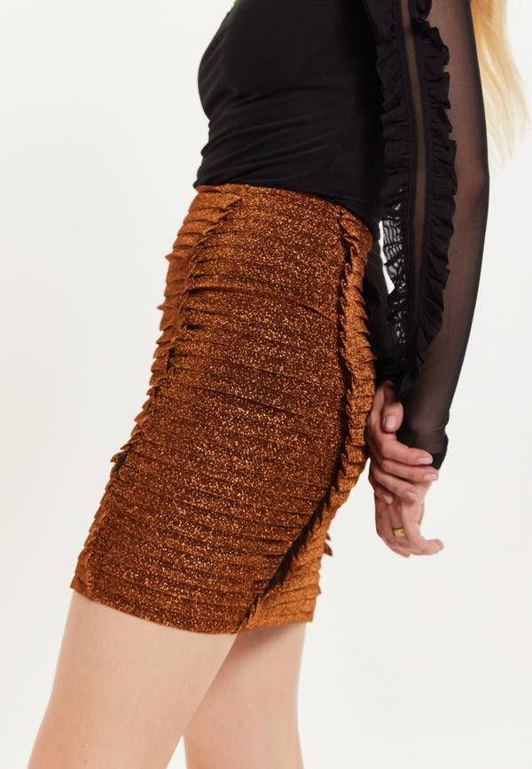 House Of Holland House Of Holland Gathered Mini Skirt