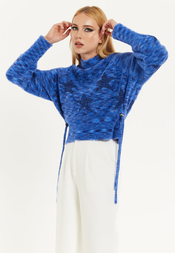 House Of Holland House Of Holland Blue Star Jumper