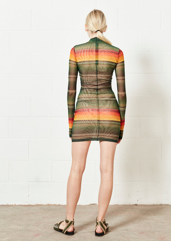 House Of Holland House Of Holland Mesh Mini Dress