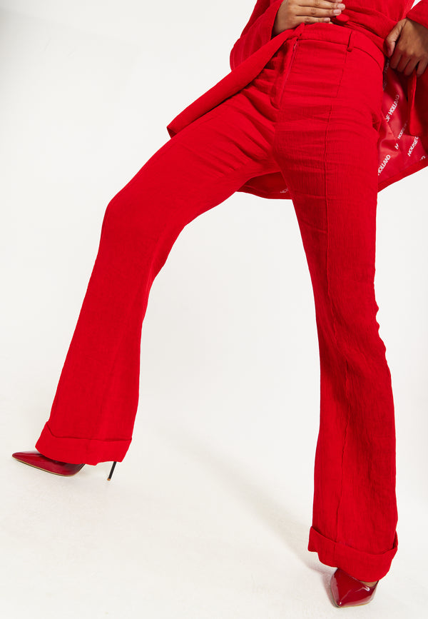 House Of Holland House Of Holland Red Trousers