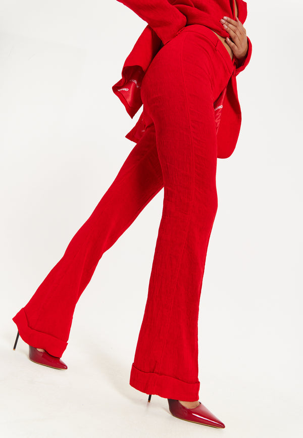 House Of Holland House Of Holland Red Trousers