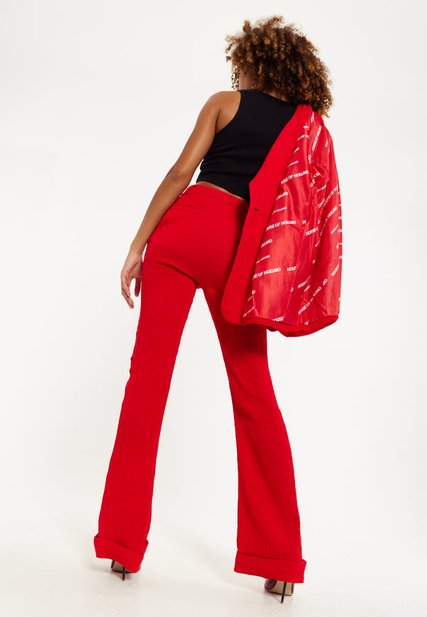House Of Holland House Of Holland Red Trousers