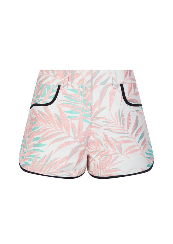 House Of Holland House Of Holland Jacquard Palm Leaf Shorts