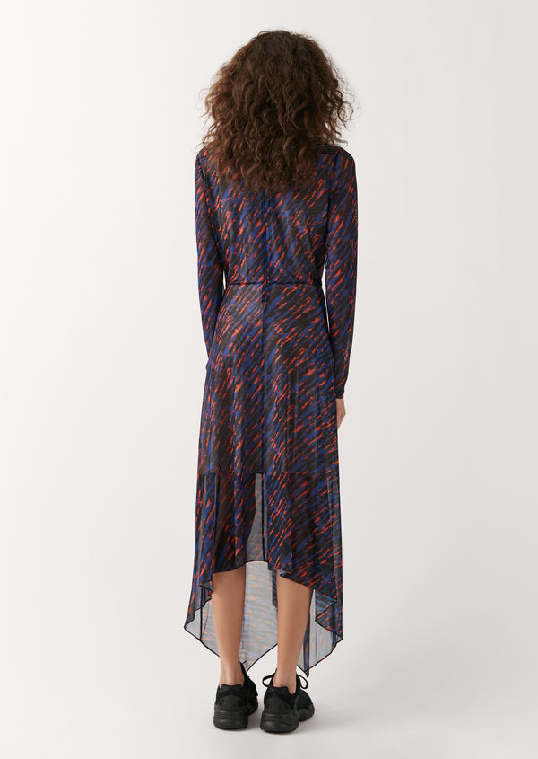 House Of Holland House Of Holland Knot Tie Midi Dress