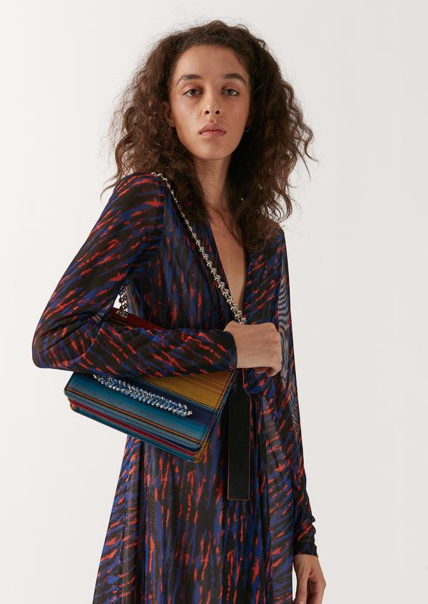 House Of Holland House Of Holland Knot Tie Midi Dress