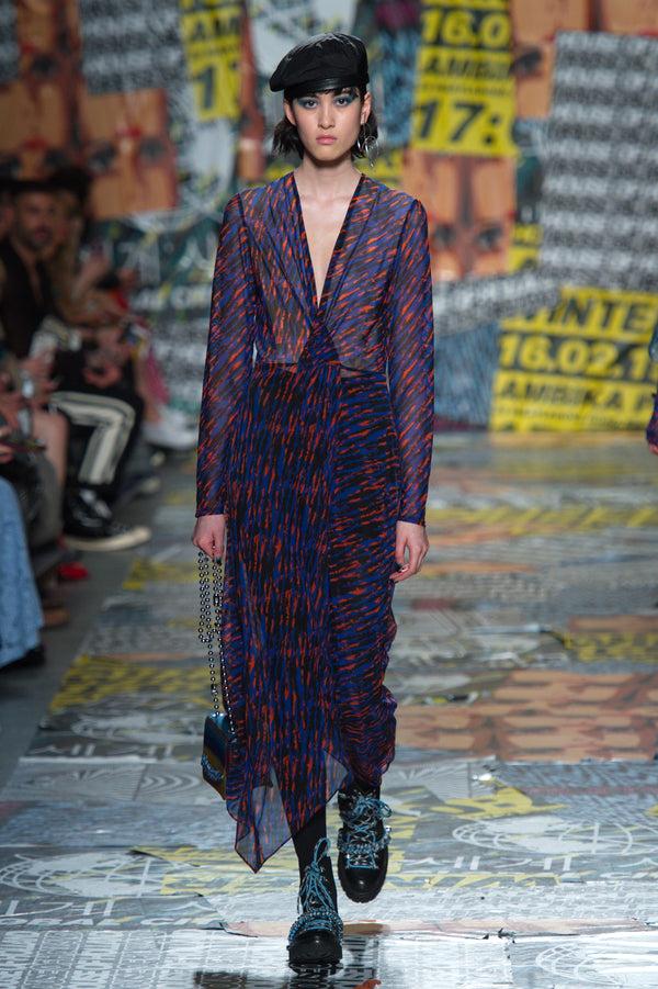 house of holland House Of Holland Knot Tie Midi Dress